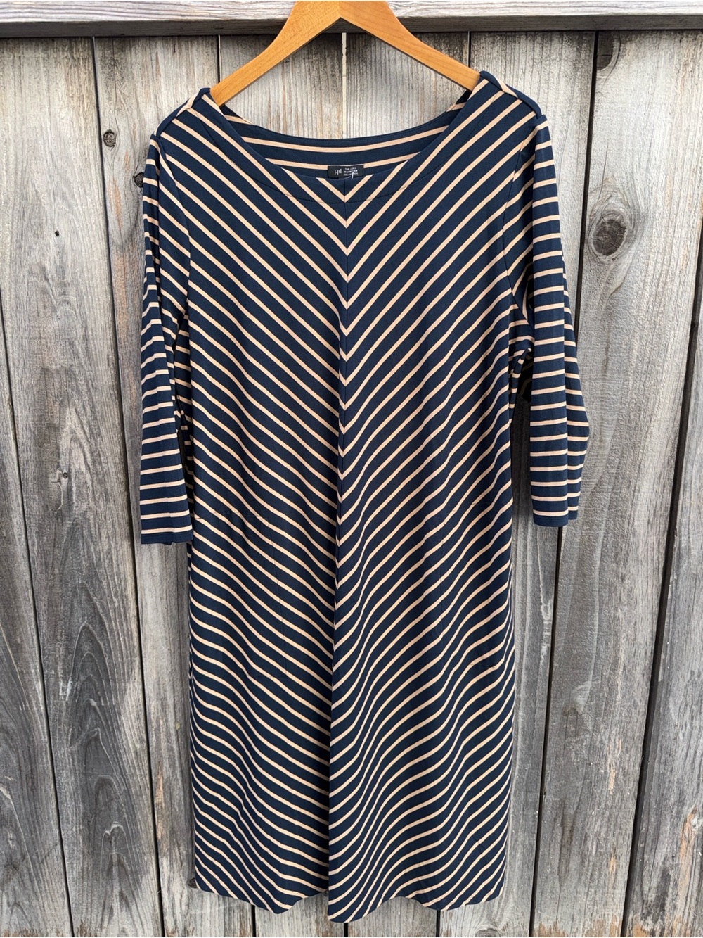J.Jill Wearever Knit Pleat-Back Dress Size XL - Picture 7 of 11